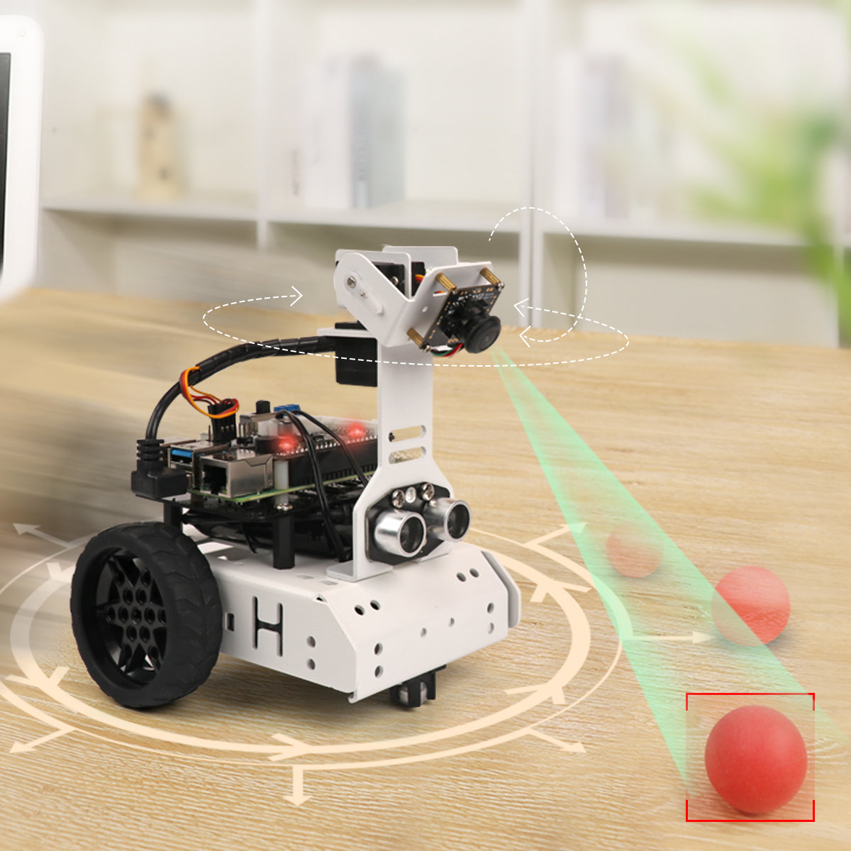 GoGoPi Hiwonder Raspberry Pi 4B Intelligent Vision Robot Car Python Program